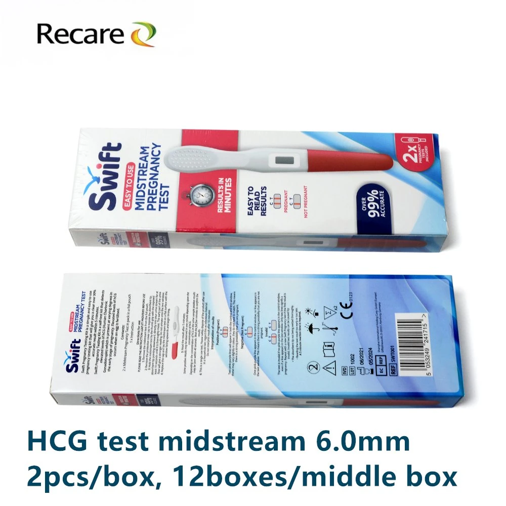 HCG Test Midstream High Accurate Pregnancy Test Pen Urine Midstream Test