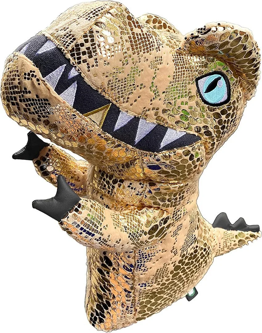 Peluche animal divertido dinosaurio personalizado bordado conductor tapa de culata de Golf