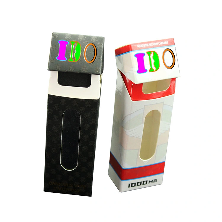 Cartridge Vape Flip Top Packaging Box Vape Cratridge Paper Box Packaging Cartridge Cardboard Box