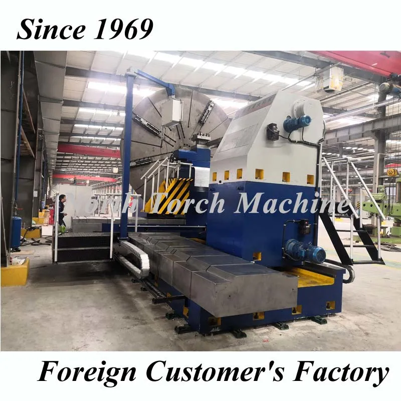 Professional Heavy Duty Large Horizontal CNC Lathe for Turning Road Roller Drum