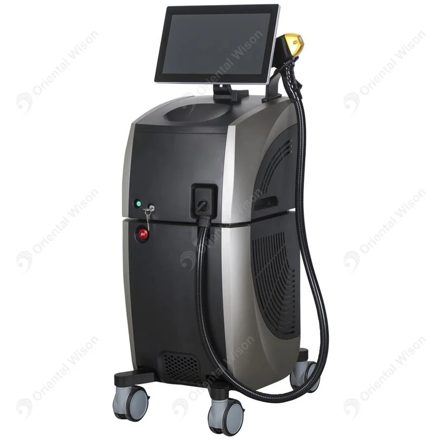 Diodo láser de 808nm diodos láser de hielo láser de triple onda CE Equipo médico Laser 808nm Hair Removal Machine 755 808 1064nm