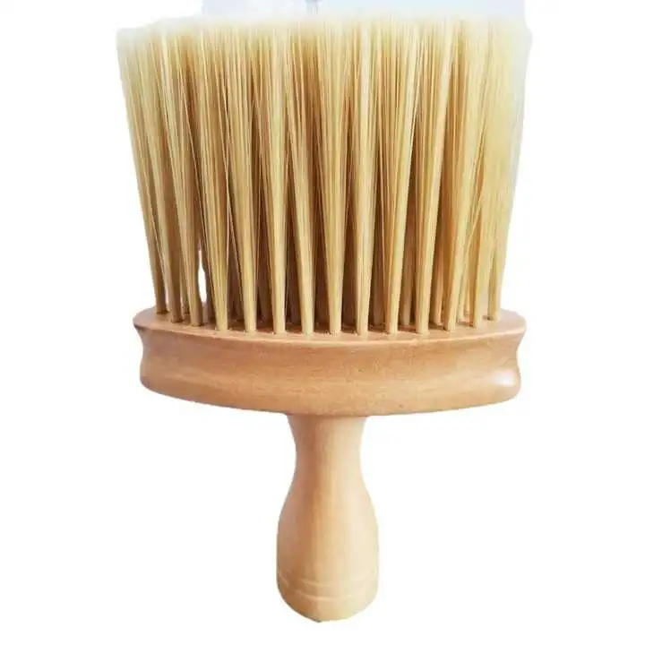 Coiffure nettoyage des cheveux balayage manche en bois Barber Neck brosse Duster