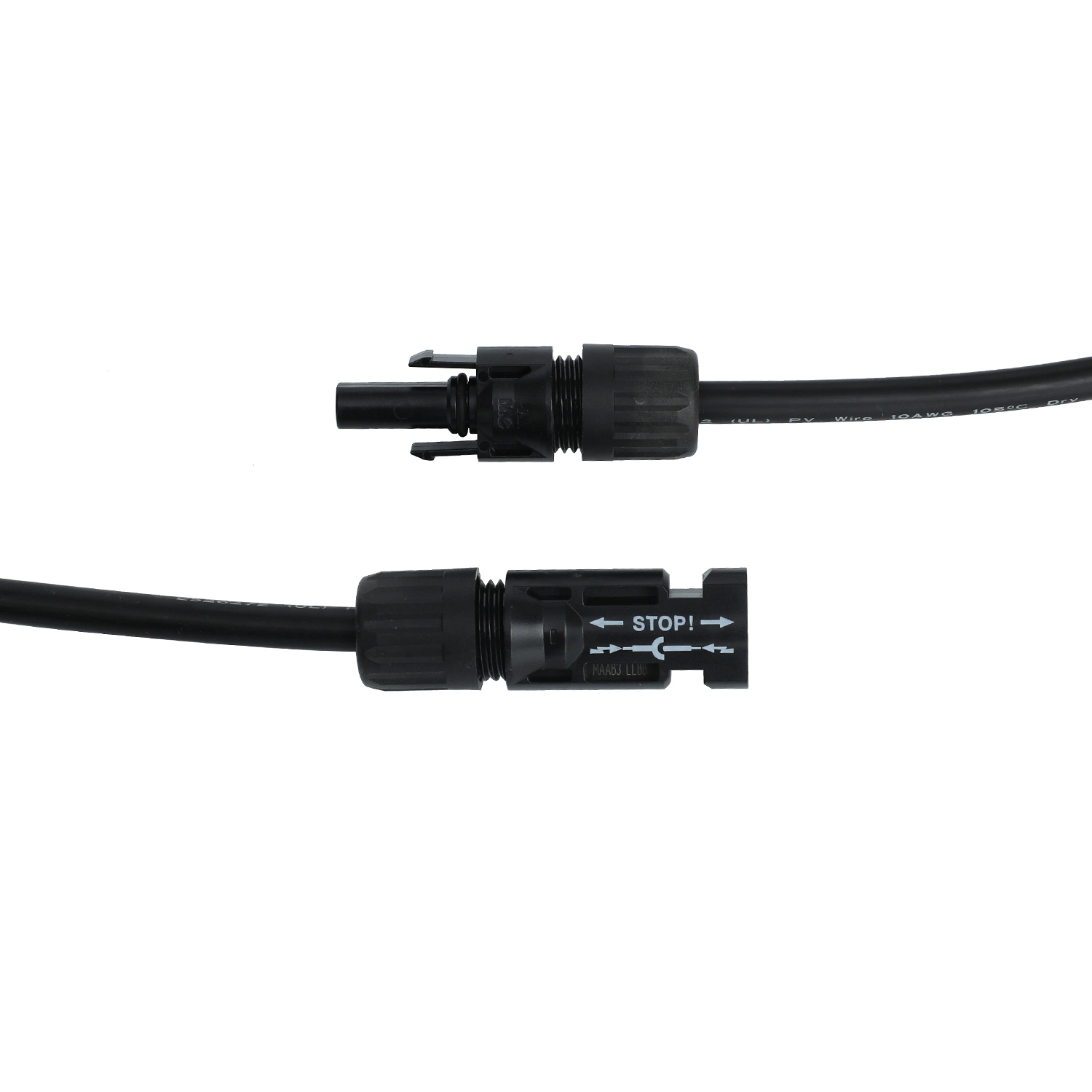 PV 10 AWG batería eléctrica MC4 Cable convertidor de puente con el precio de fábrica