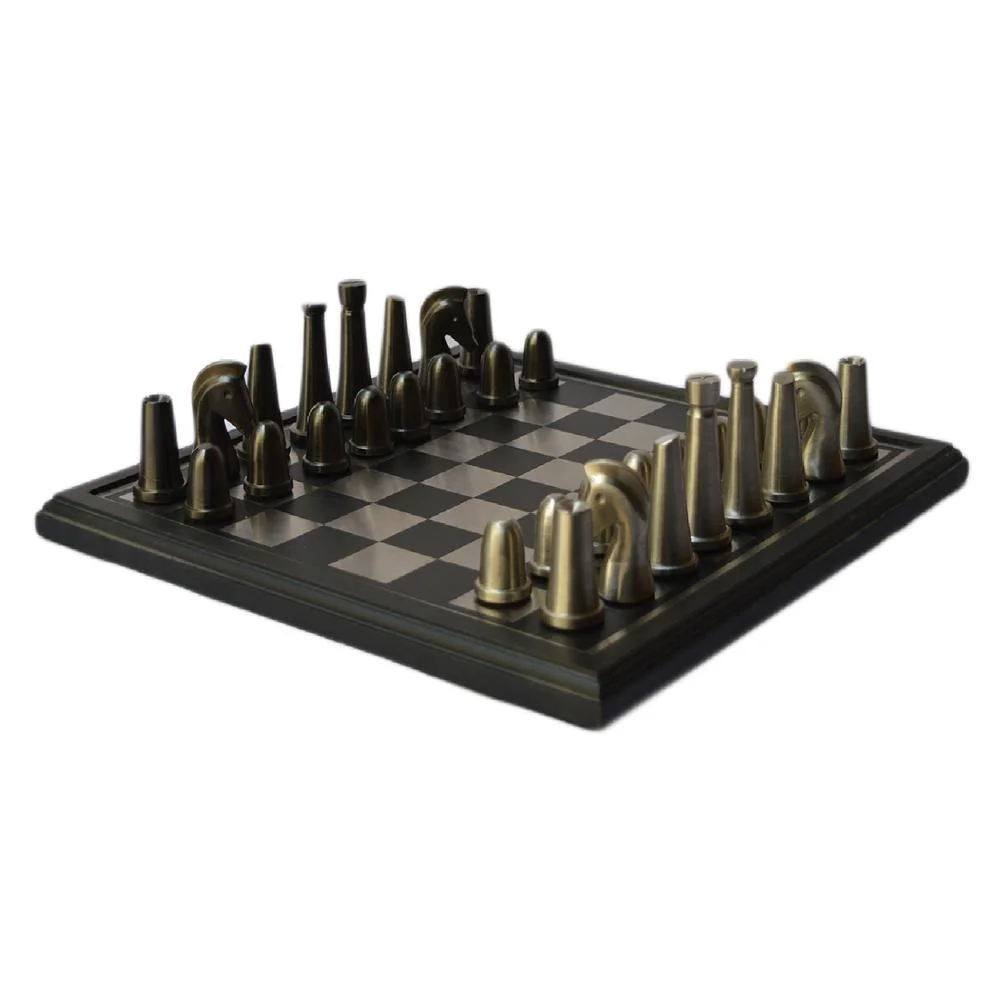 Amazon Custom Metal 2 Player Chess Game with High quality/High cost performance 