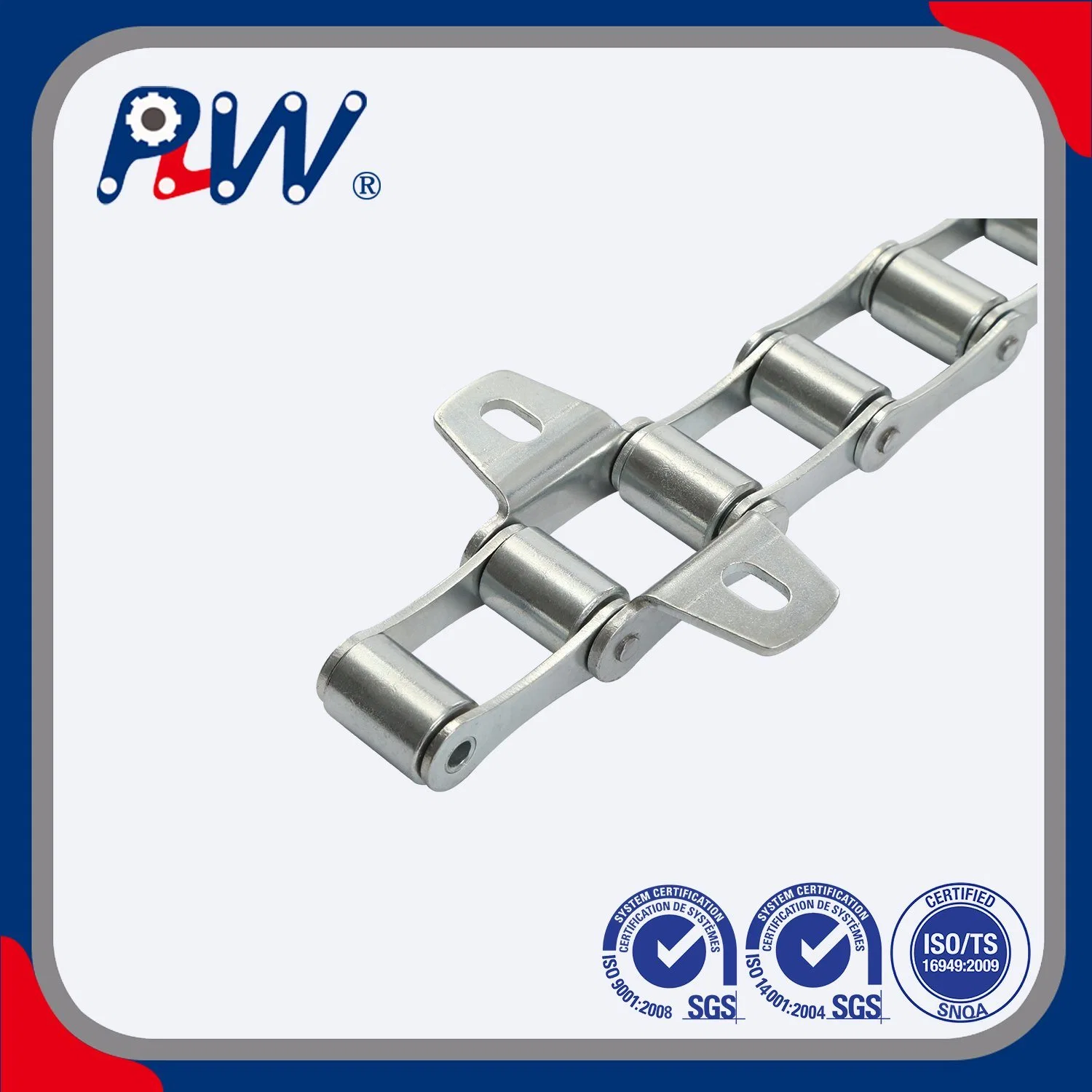 High Precision Heavy Duty Stainless Steel Industrial Transmission Conveyor Roller Chain