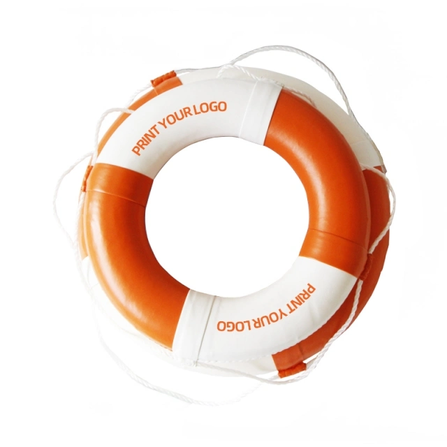 Produto de segurança da água tecido macio e confortável PU Cork Hoop Lifebuoy