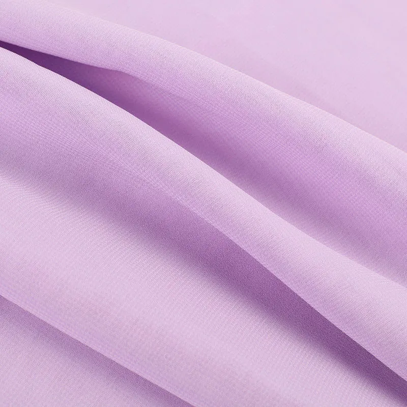 Wholesale/Supplier Chiffon Fabric 100% Polyester Fabric Silk Chiffon Fabric Textile Stock