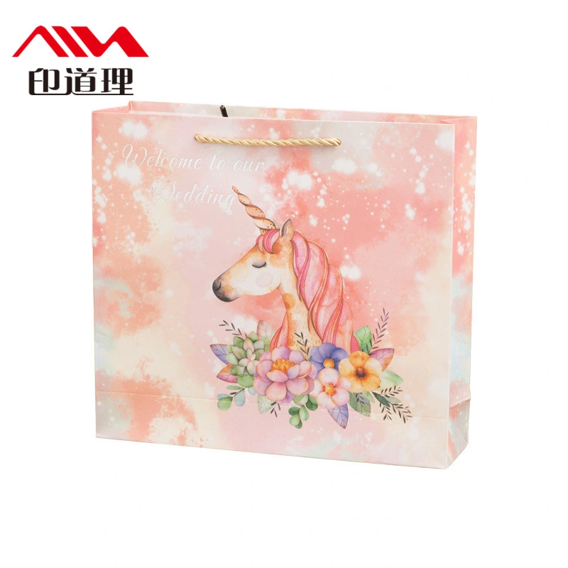 Custom Gift Bag Logo Bag Luxury Clothing Shoes Underwear Shopping Kraft Corrugated Paper Packaging Box