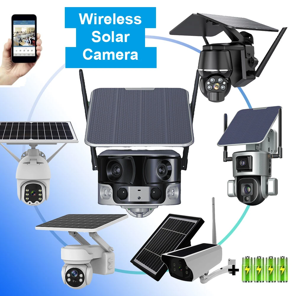 Professional Wireless WiFi/4G Solar Cameras/Network Surveillance IP Security Camera System Wholesale/Supplier From CCTV Camera Supplier