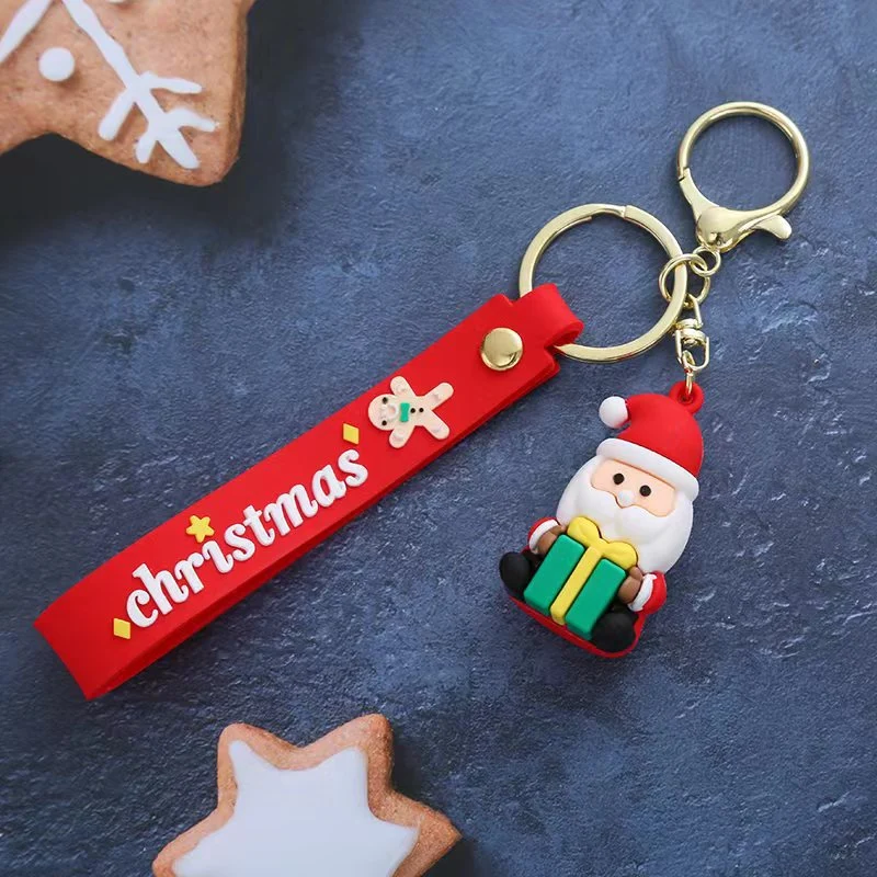 Christmas Keychain Pendant Cartoon Cute Creative Car Key Pendant Bag Pendant Small Gift