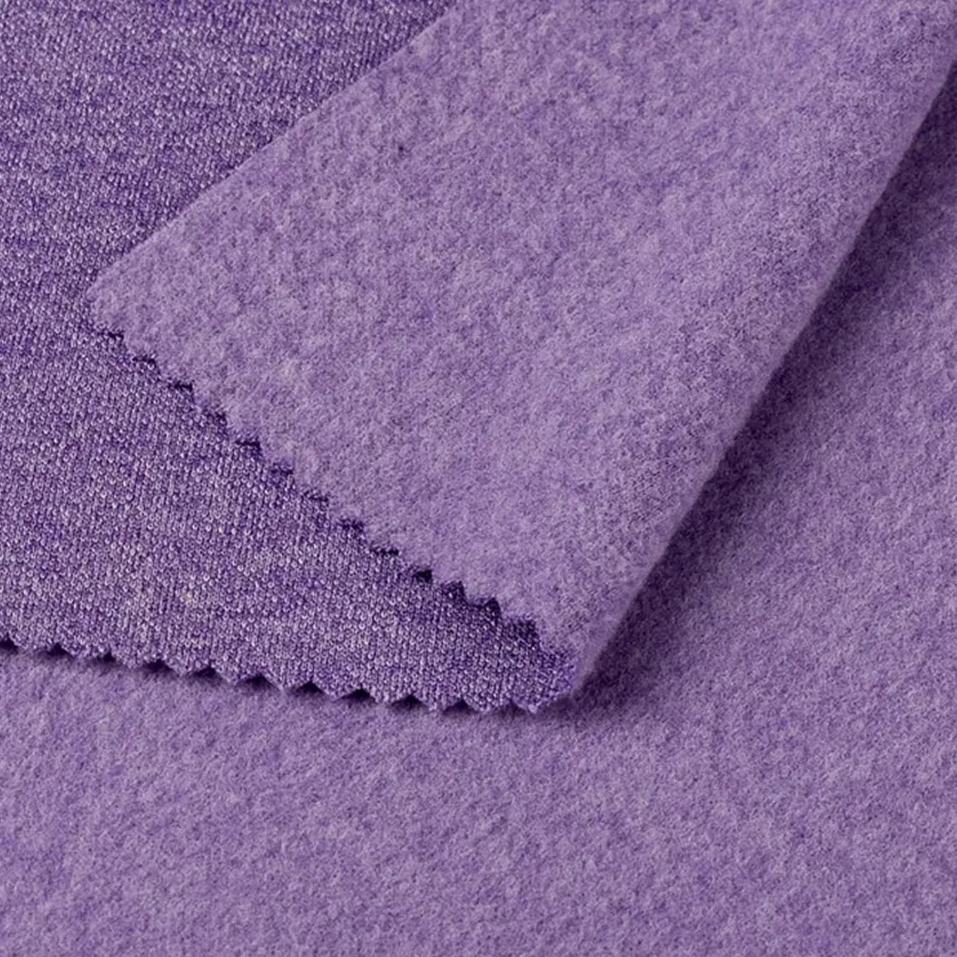 Brushed Air Layer 100% Polyester Cationic Fabric for Coats