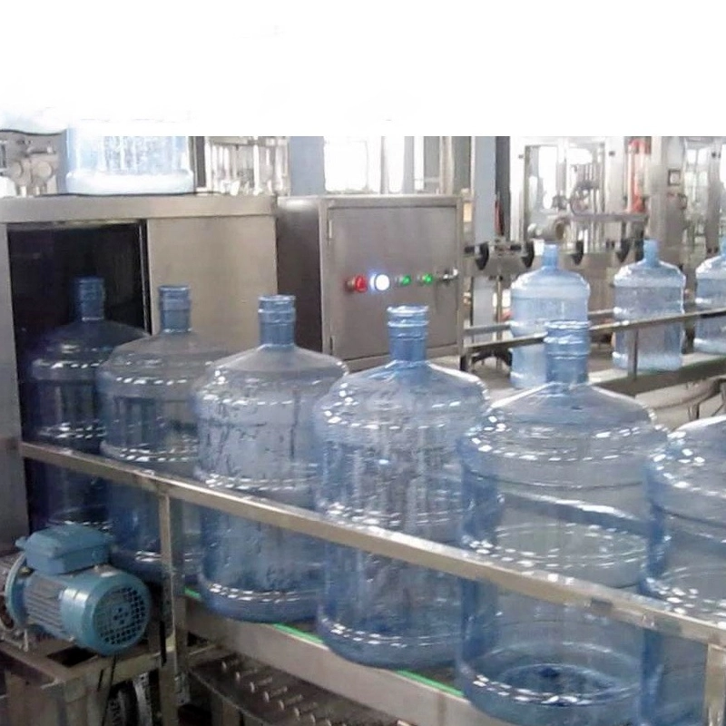 Full Automatic 20 Liter 5gallon Bottle Bucket Barrelled Pure Water Production Line with Bottle Washing Filling and Capping Machine
