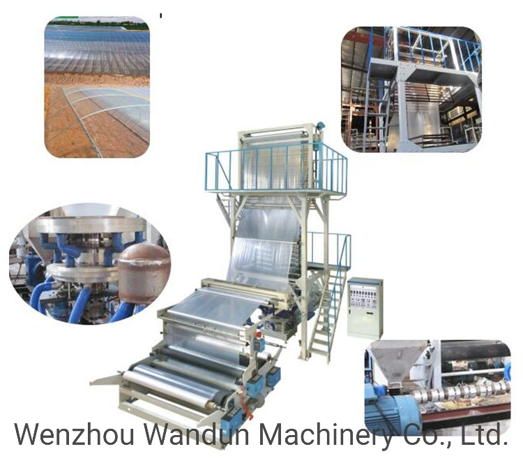 High End Professional Die Head PE Plastic Film Blowing Machine