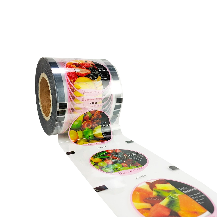 Custom Printing Plastic Paper PP Pet PVC PS Tea Lid Cup Parafilm Rolls Film Cup Lid Film