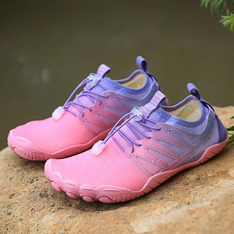 New Five-Finger Shoes Outdoor Upstream Stream Shoes Couple Beach Shoes Wading Shoes Parent-Child Swimming Shoes Mountaineering Sneakers