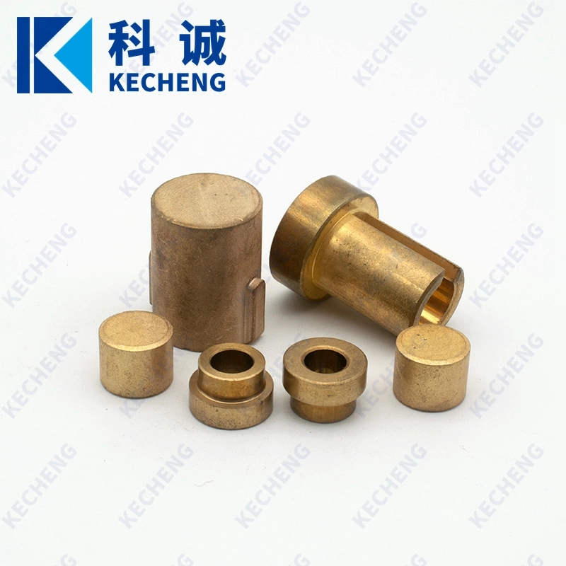 Customized Auto Parts Phosphor Copper Brass Flange Bushing for Tugboat Powder Metallurgy