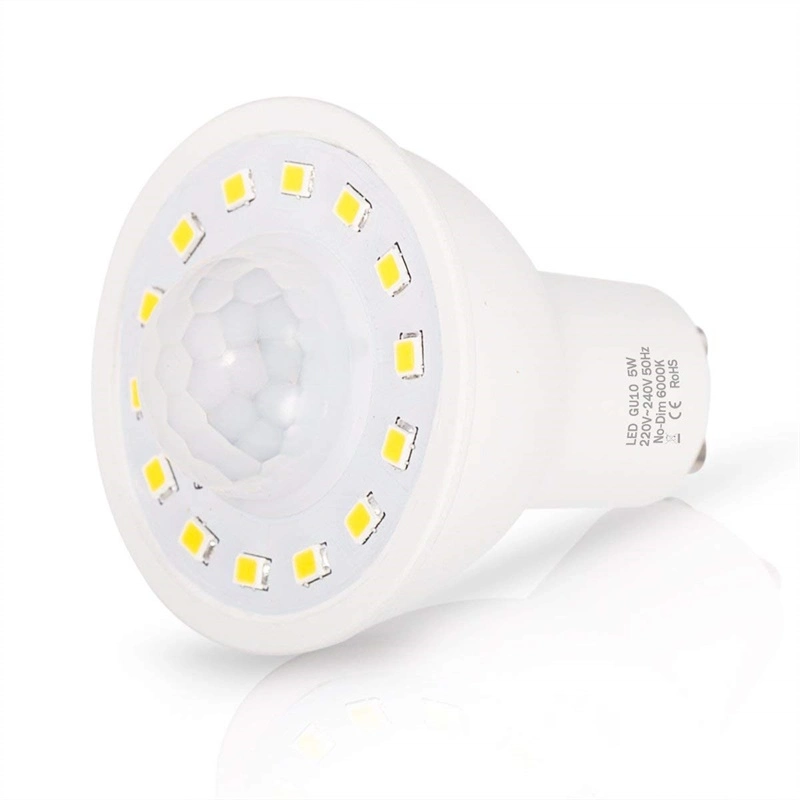 LED PIR Bulb Spotlight GU10 Spot Lighting 3W Energy Saving Lamp Home Decoration Light