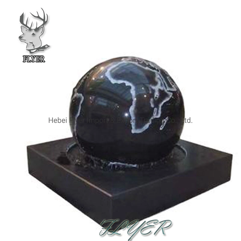 Factory Price Outdoor Garden Decoration Floating Fountain Ball Marble Water Ball Sculpture