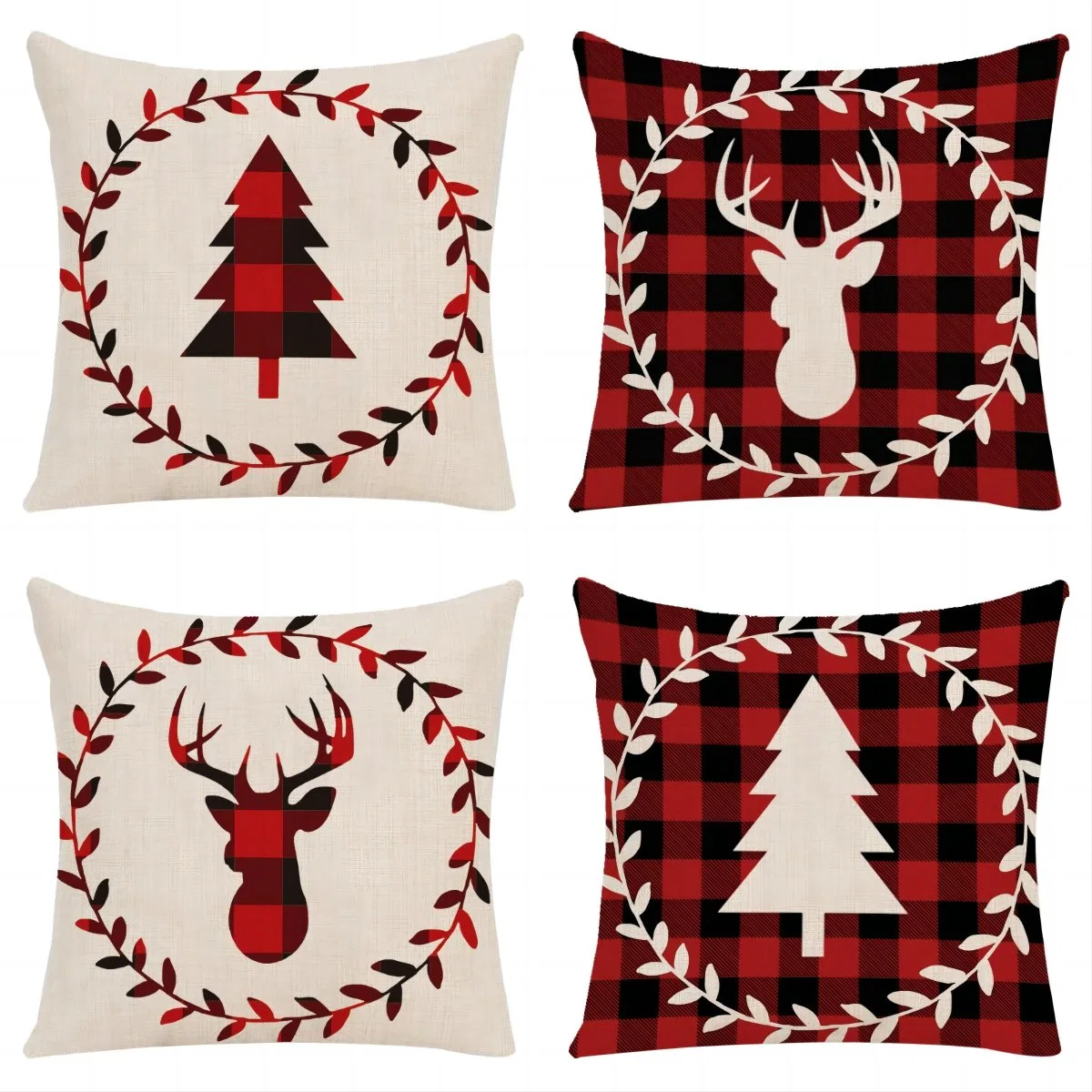 Christmas Pillow/Pillow Case Sofa Cushion Covers Xmas Decorative Home Decor