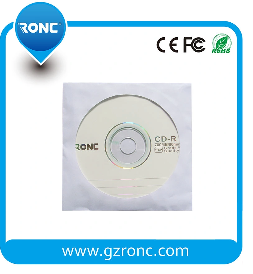Good Quality White Color CD DVD Envelope Paper Sleeve 80g