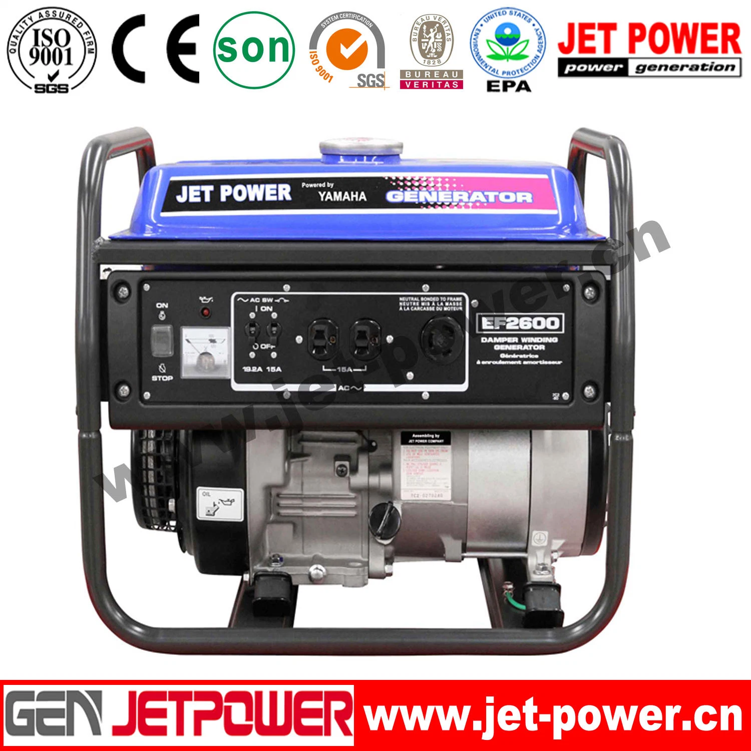 Ep6500 Max Power 5.5kw 5500W Prime Power 5kw 5000W Honda Gasoline Generator with Gx390 Honda Engine