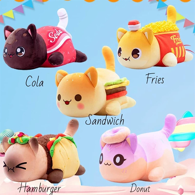 Wholesale/Supplier Eco Friendly Cute Cola Fries Sandwich Hamburger Toy Dog Toys