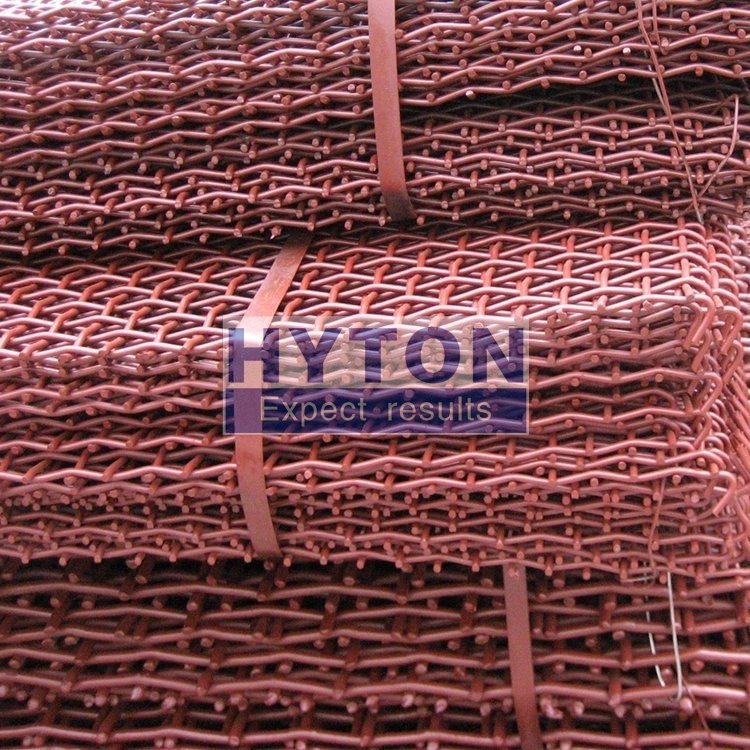 High Frequency Vibrating Sand Stone Mine Screen Mesh 304 Stainless Steel Metal Woven Crimped Wire Mesh