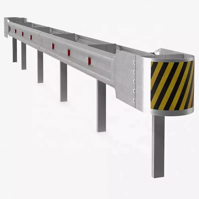 Highway Guardrail Roadway Safety Highway Guardrail Post Price Hot Dipped Galvanized for Sale in Texas Q235 Q345