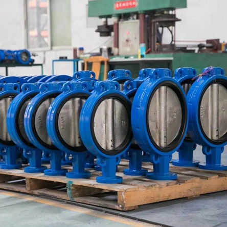 Double Flanged ANSI/GOST Butterfly Valve, Stainless Steel/Wcb/Cast Iron