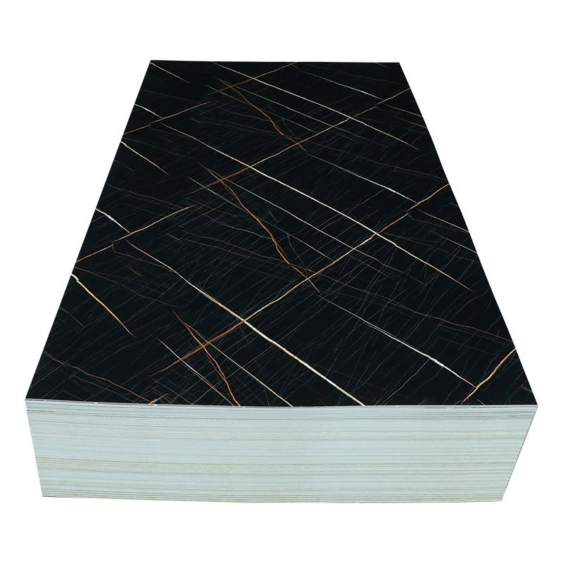 New Design Waterproof UV Pet Marble Board High Glossy UV MDF Board Fiberboard Modern