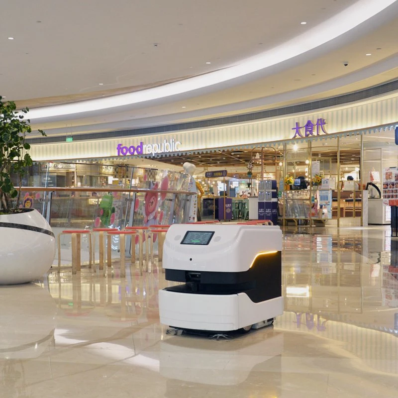 Vacuum Cleaner Intelligent Controlling Robot Sweeper Mopping Robot for Mall