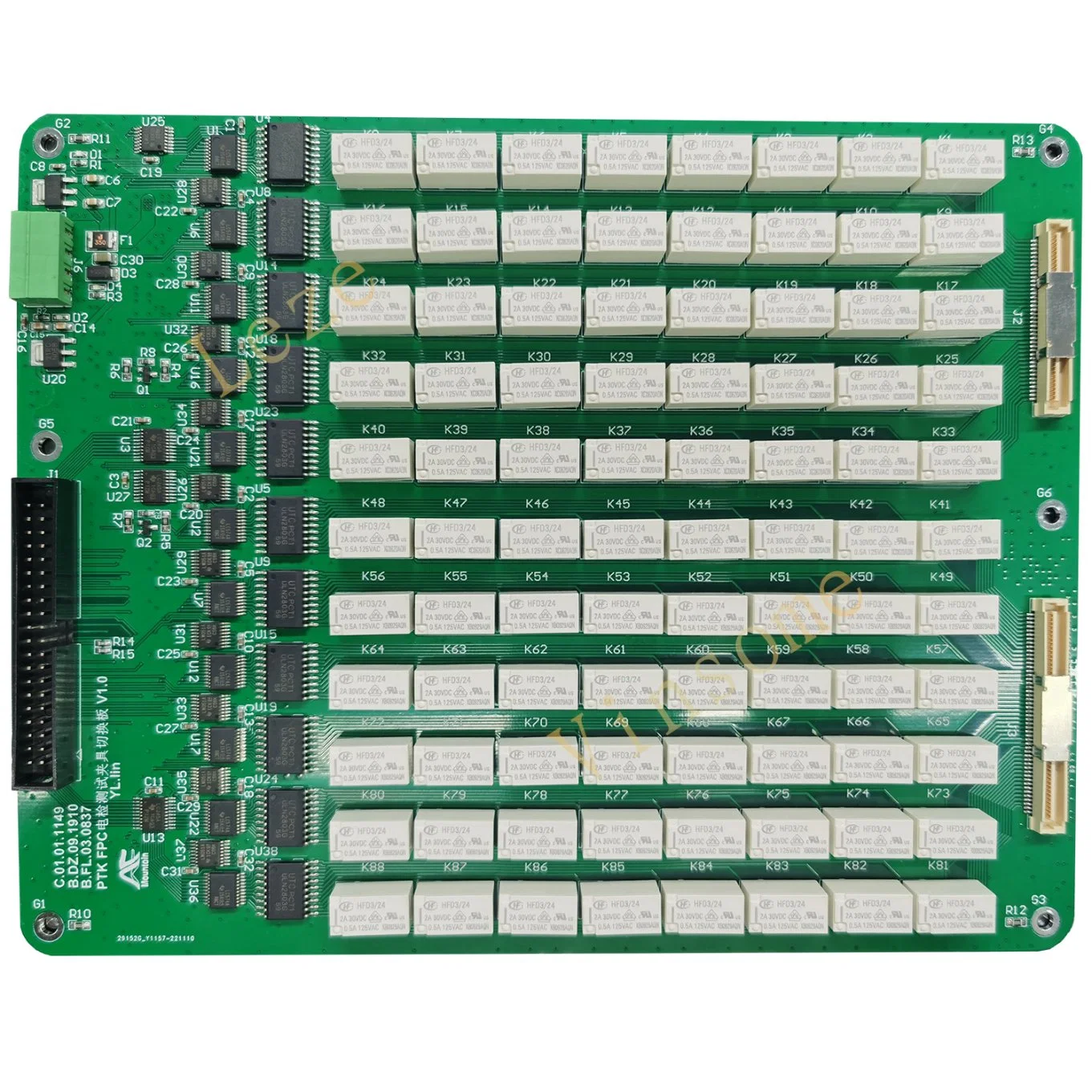 Relay Board PCB Assembly Design Printed Circuit Board Wiring Electronics Manufacturing