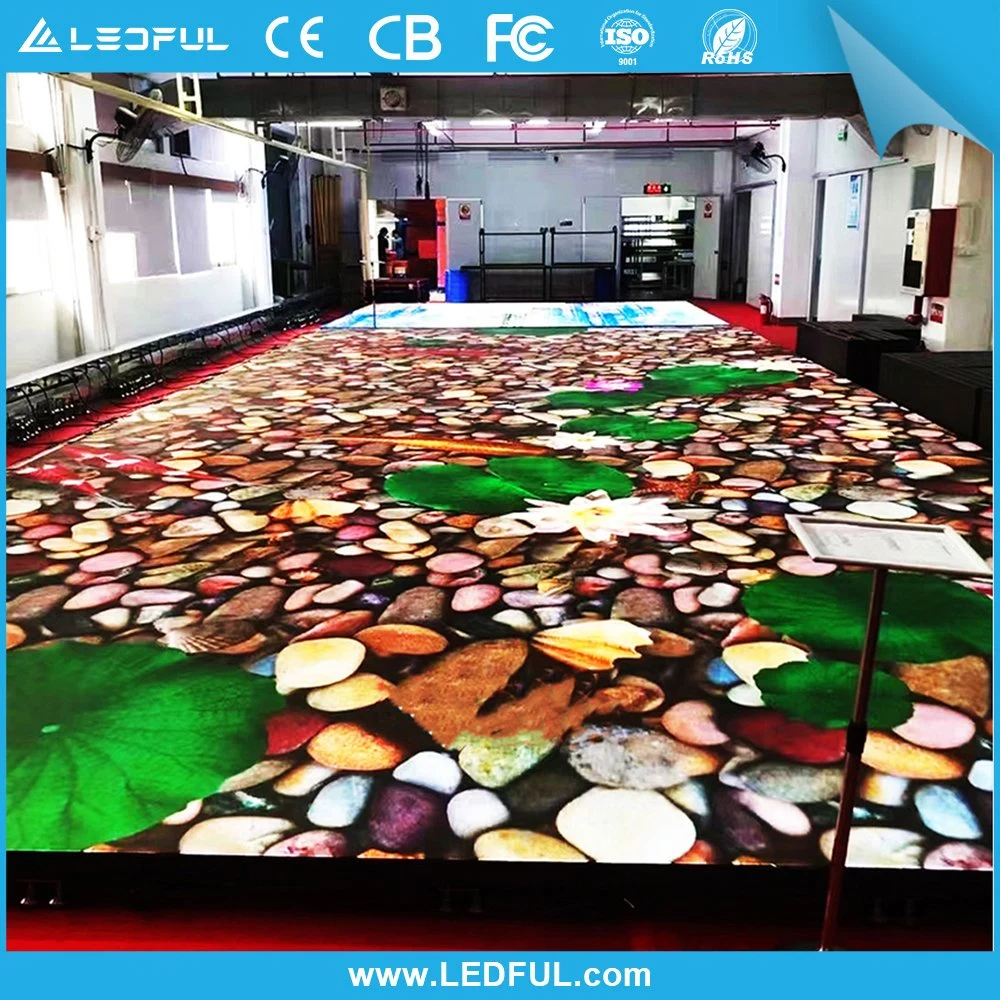 Indoor Outdoor Interactive Multifunction P2.976 P3.91 P4.81 P6.25 LED Dance Floor Screen Display