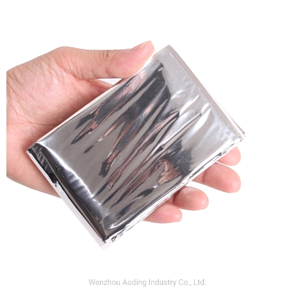 Wholesale Mylar Foil Silver Emergency Blanket for Rescues and Camping