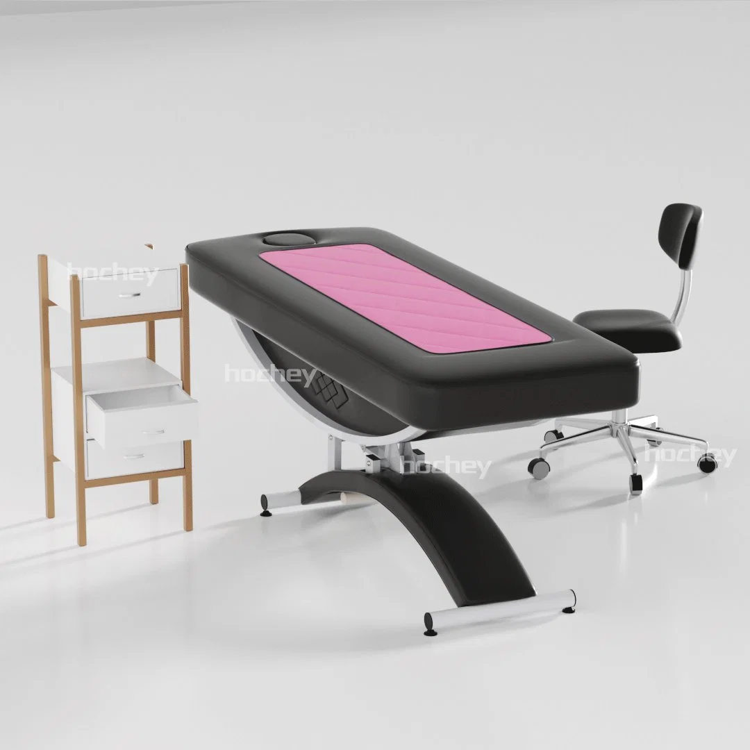 Lit de massage SPA Hochey Salon de beauté Table lit électrique multifonction avec 3 moteurs