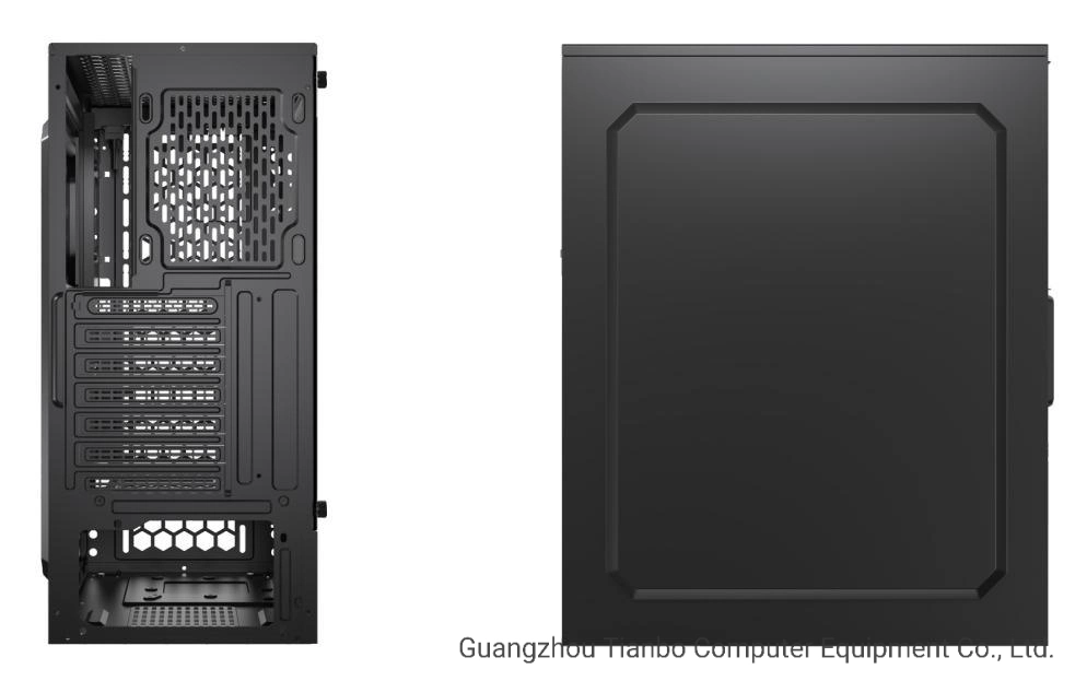 Gehäuse für Desktop-Computer Gehäuse ATX PC-Gehäuse mit Einfachring Lüftercomputer-Teile