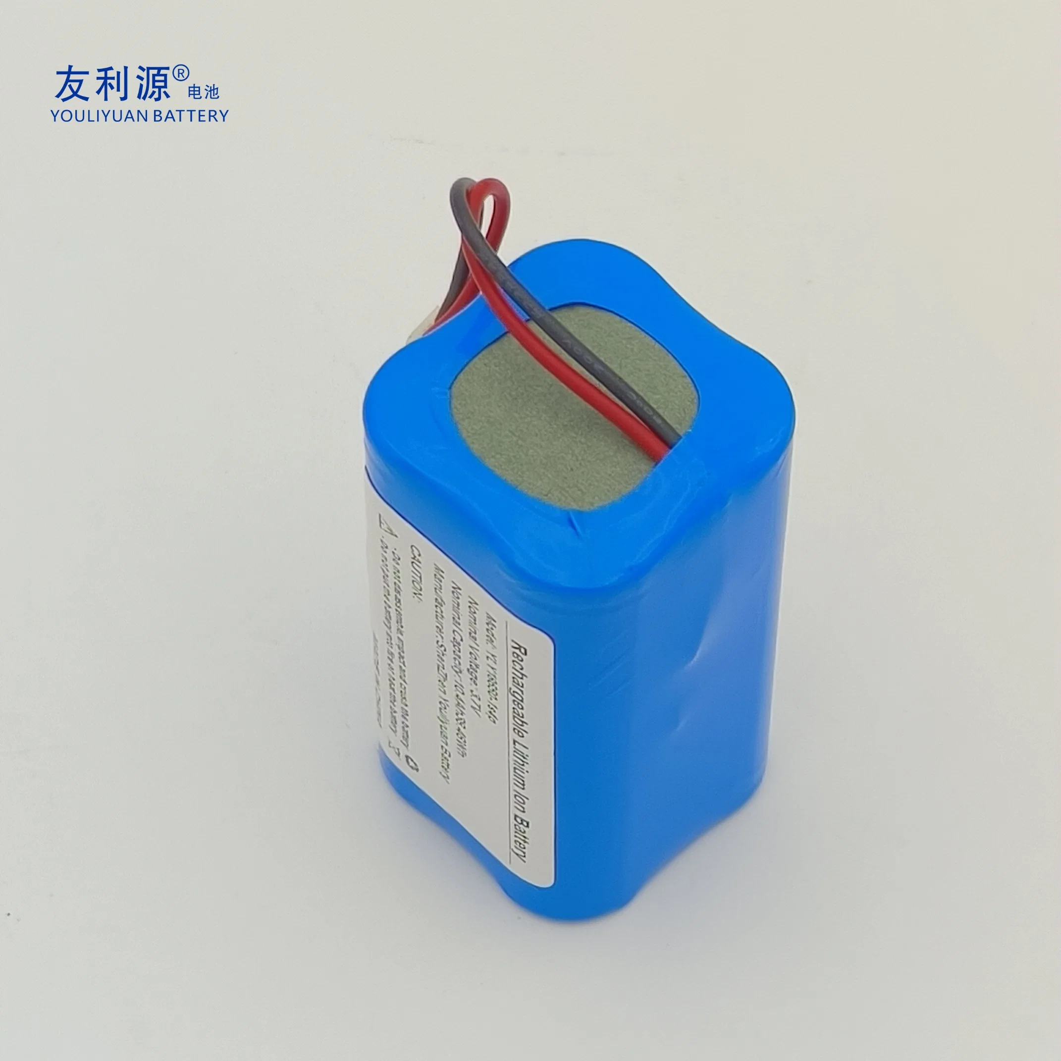 Rechargeable 18650 1s4p 3.7V 10.4ah Lithium Battery with BMS for Electronic Devices Cordless Tools