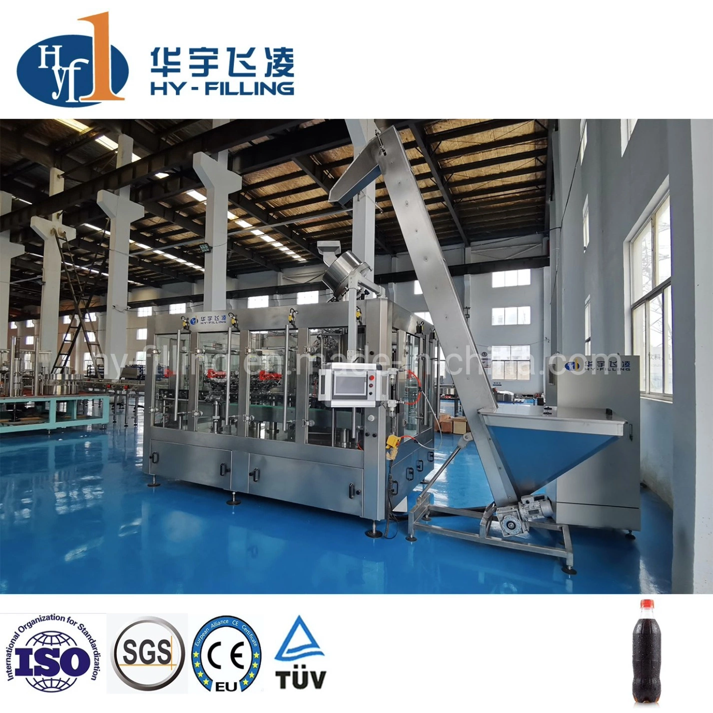 200ml-2000ml Fully Automatic Bottle CSD Carbonated Beverage Filling Machine with Good Price