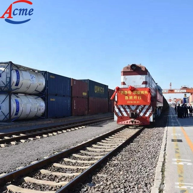 Agente de Logística Ferroviária da China para Itália Polônia Bélgica Holanda Reino Unido França Rail Train Shipping Service