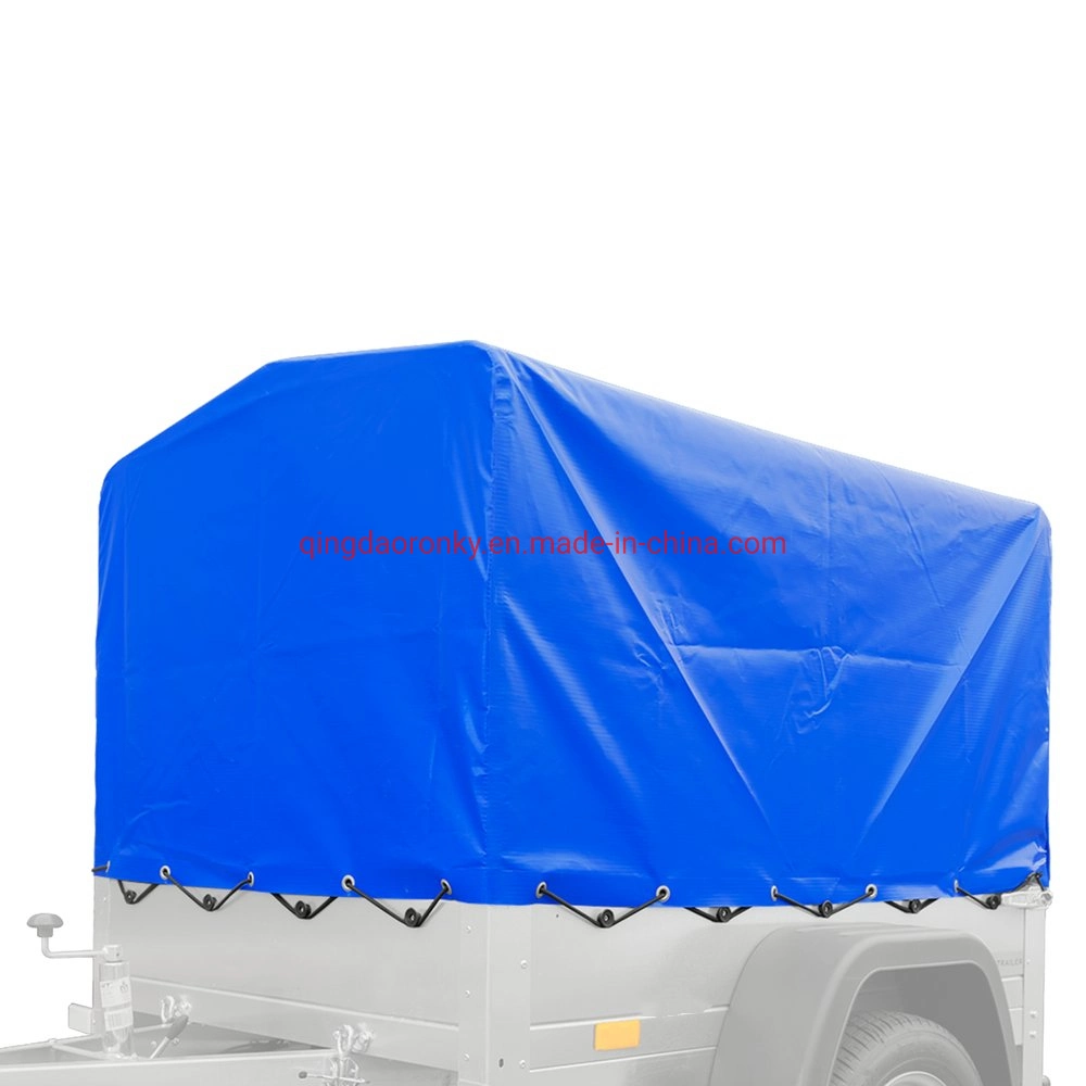 Hochwertige Easy Set Outdoor Blue PVC wasserdichte LKW und Anhängerabdeckung