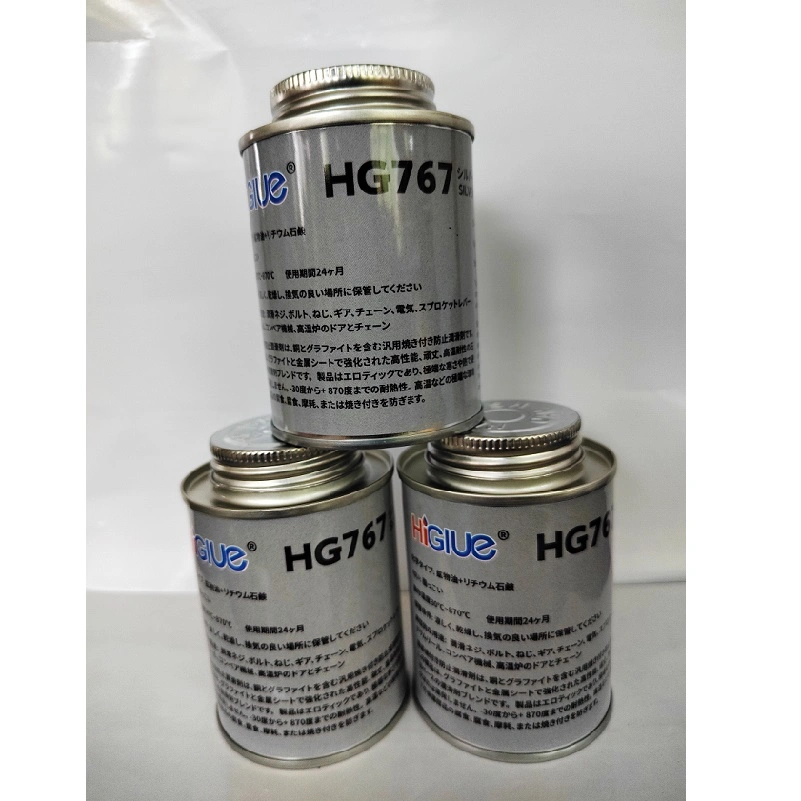 Higlue 771 76732 Silver Grade Anti-Seize Paste (Grease, Brush Top Can, 1Ib)