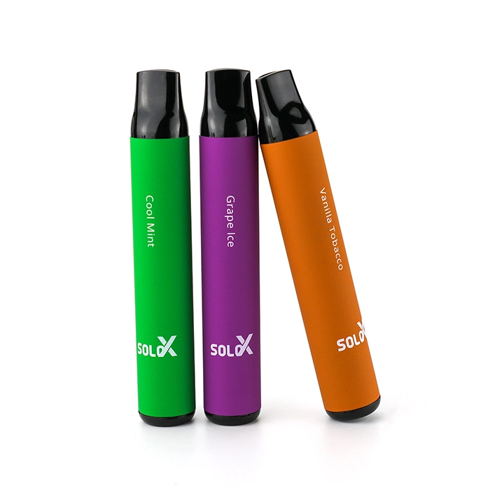 100% Original Wholesale/Supplier 1500puffs Solo X Disposable/Chargeable Blue Lush Ice Vape