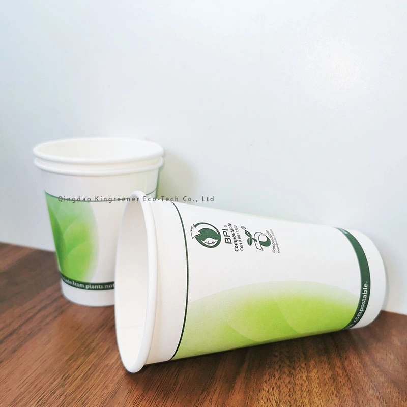 Compostable PLA Coated Paper Cup and Box