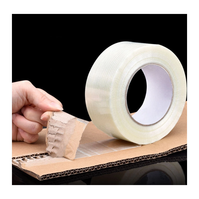 Mono-Directional Heavy Duty Self Pet Clear Furniture Fixing Glassfiber Fiberglass Reinforce Cross Weave Filament Tape