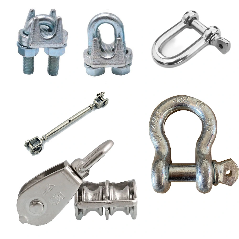 Shackle, Hot DIP Galvanized Card Tip/Suspension Loop/Type D Ring/O-Rings/Turnbuckle