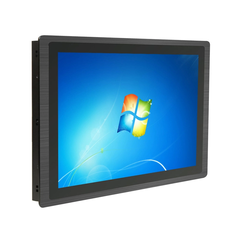 monitor de ecrã táctil de 15,6 polegadas Wall-Mounted capacitivos de toque Industrial painel LCD OEM