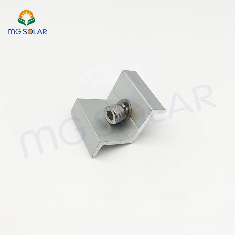 2023 Factory Direct Supply Solar Mounting Structure Side Pressure Block Solar Thin Film Side Pressure Aluminum Solar End Clips