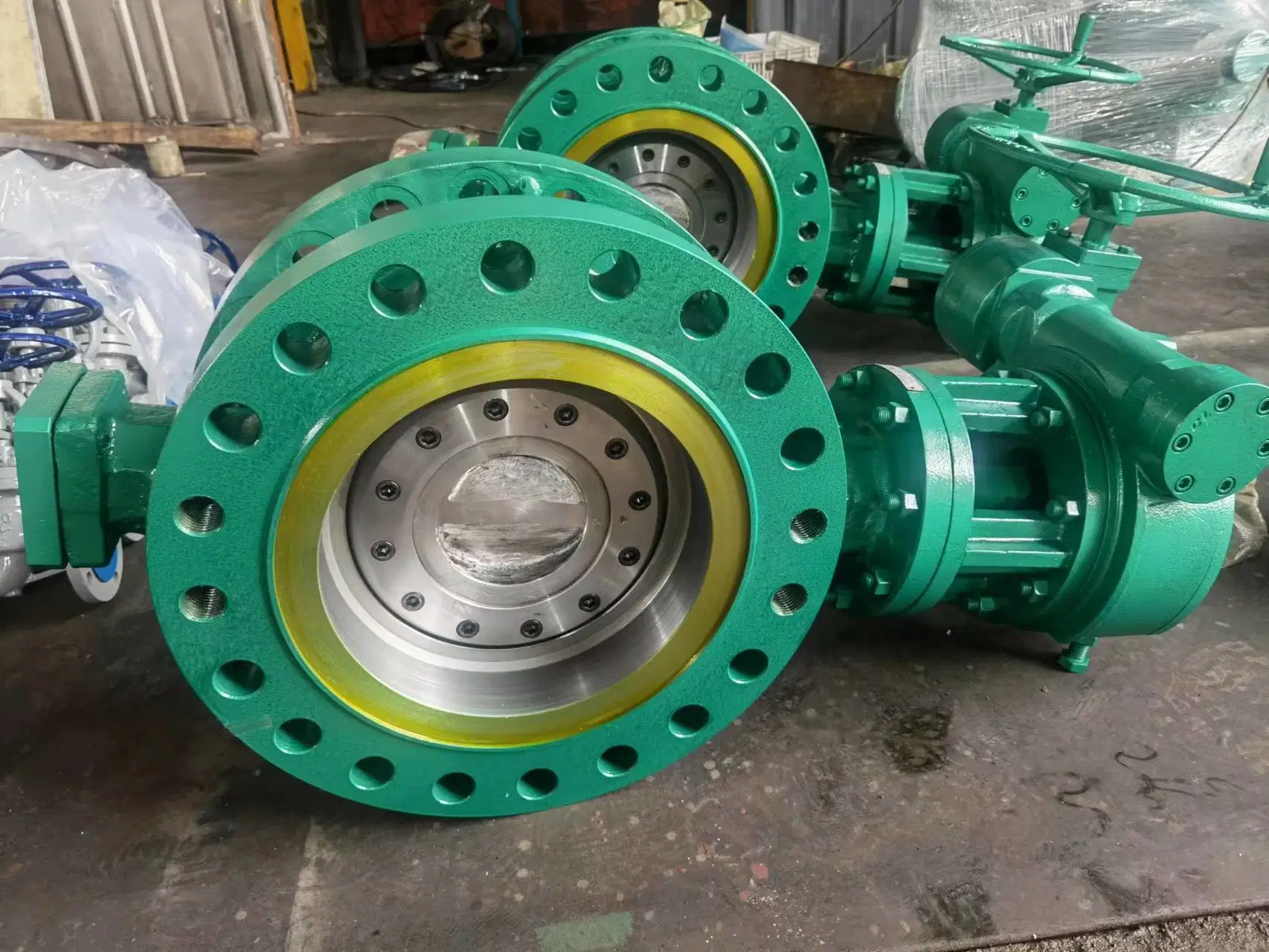 Triple Eccentric Flange Type Butterfly Valve for High Pressure Applications