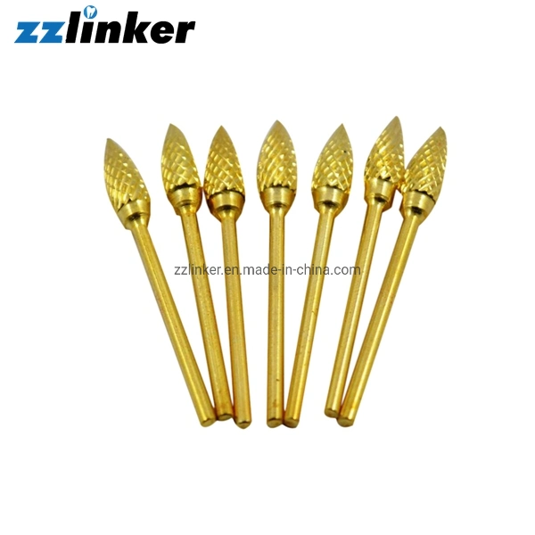 Lk-P21-1 Golden HP Low Speed Dental Tungsten Carbide Cutters Bur