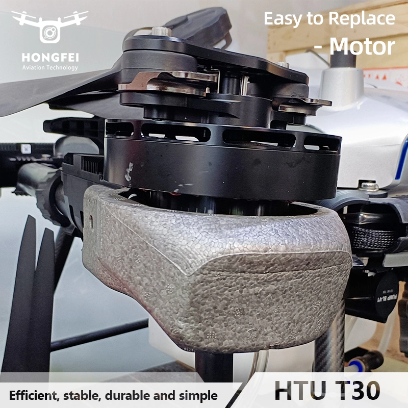 Efficient International Agriculture Protection Drones Pulverizadores 30L Hongfei Carbon Fiber Farm Agricultural Drone with 45kg Spreader for Seed Spraying